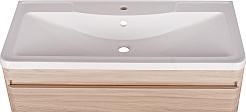 Style Line Мебель для ванной напольная Атлантика 100, Люкс ясень перламутр, PLUS – фотография-12